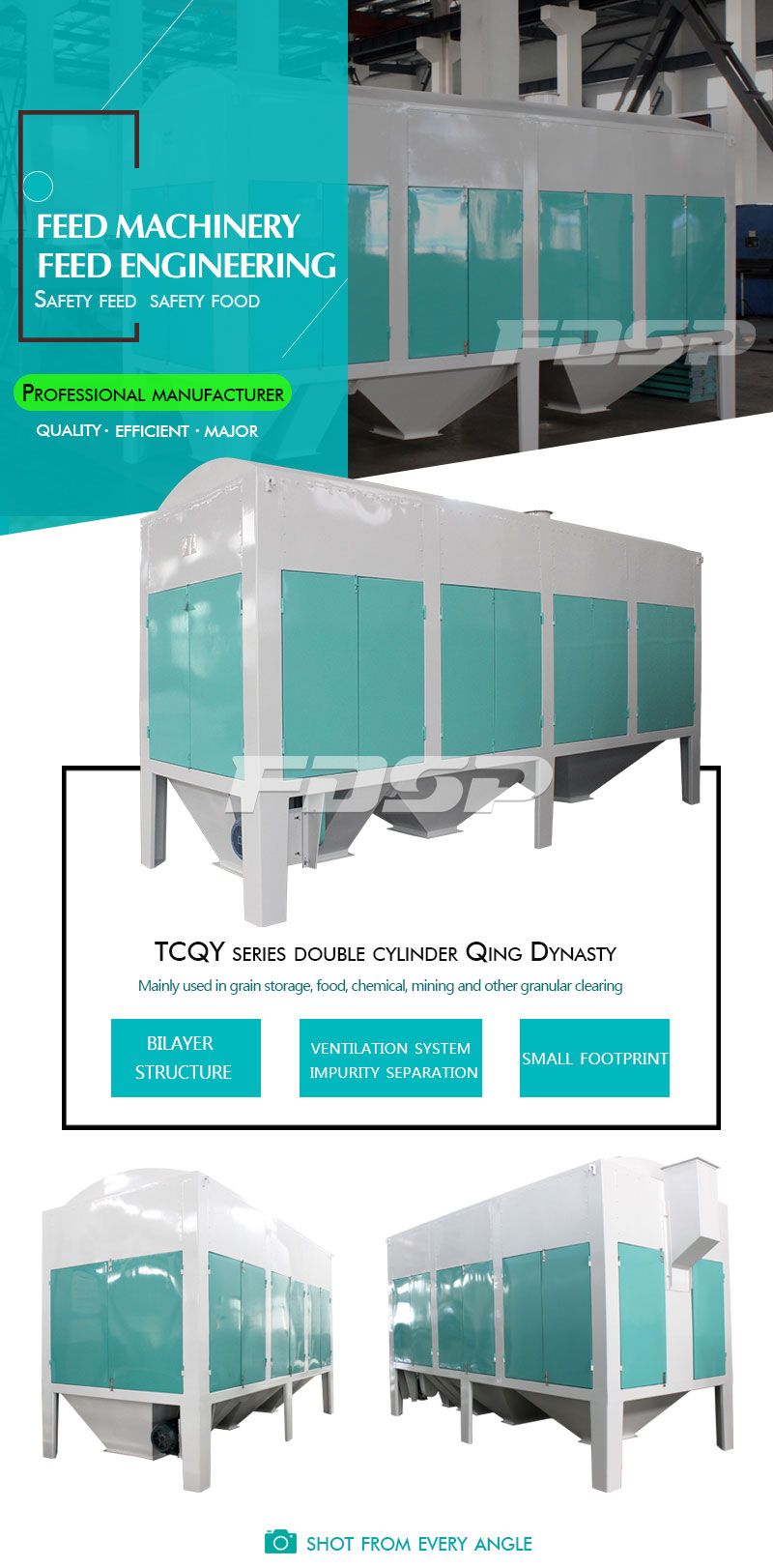 TCQY Series Double Drum Cleaner