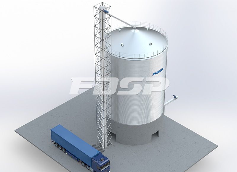 Projeto de silo de aço para sorgo para indústria cervejeira 1-1500T