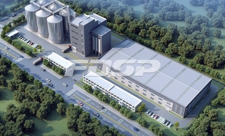 Realizações de engenharia| Linyi Free Trade Zone Fase II projeto de produção de processamento profun