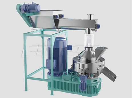 Moinho vertical de pellets de madeira