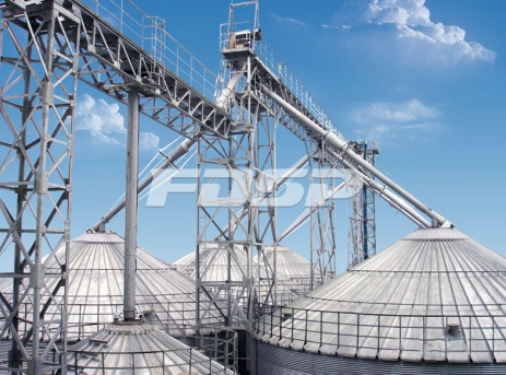 Passarela do projeto do silo